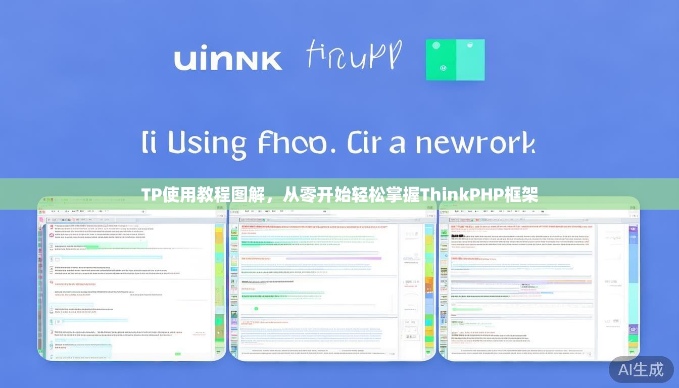 TP使用教程图解，从零开始轻松掌握ThinkPHP框架