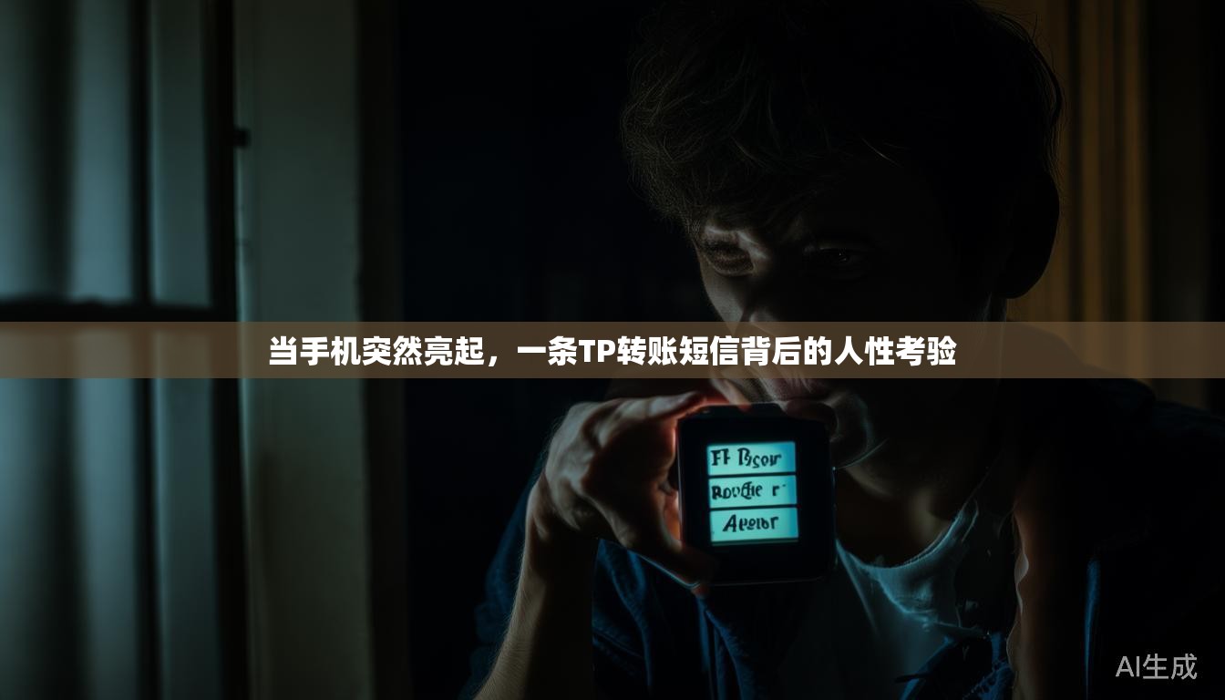 当手机突然亮起，一条TP转账短信背后的人性考验