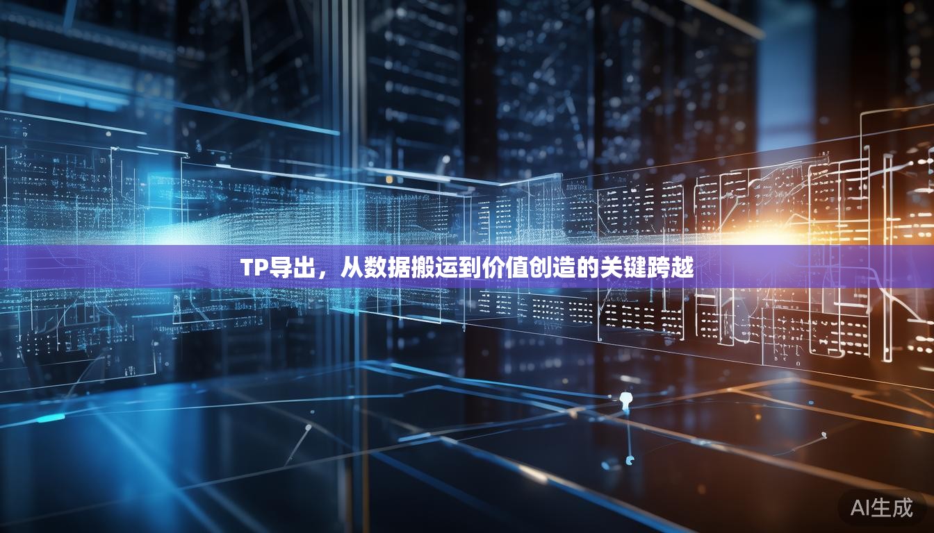 TP导出，从数据搬运到价值创造的关键跨越
