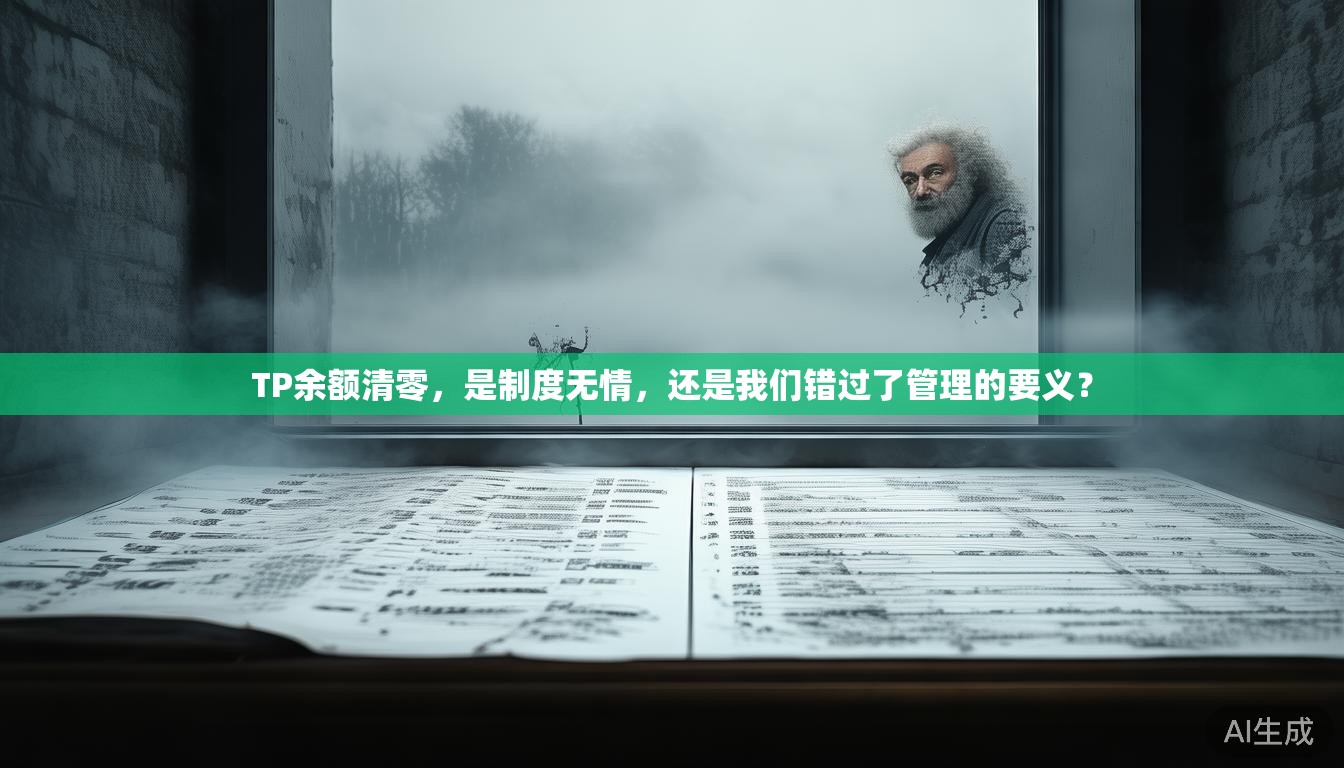 TP余额清零，是制度无情，还是我们错过了管理的要义？