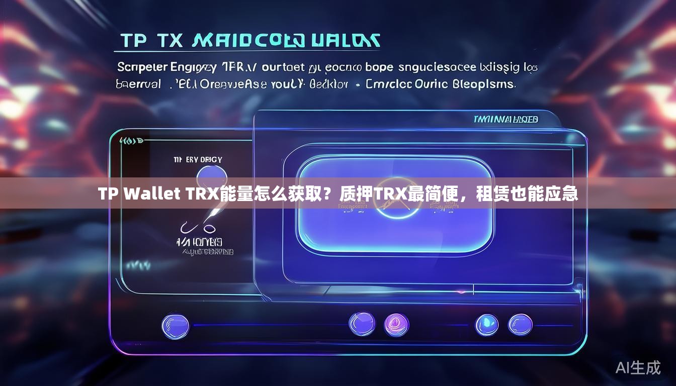 TP Wallet TRX能量怎么获取？质押TRX最简便，租赁也能应急