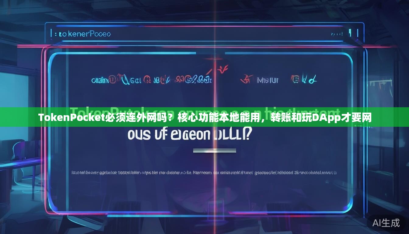 TokenPocket必须连外网吗？核心功能本地能用，转账和玩DApp才要网