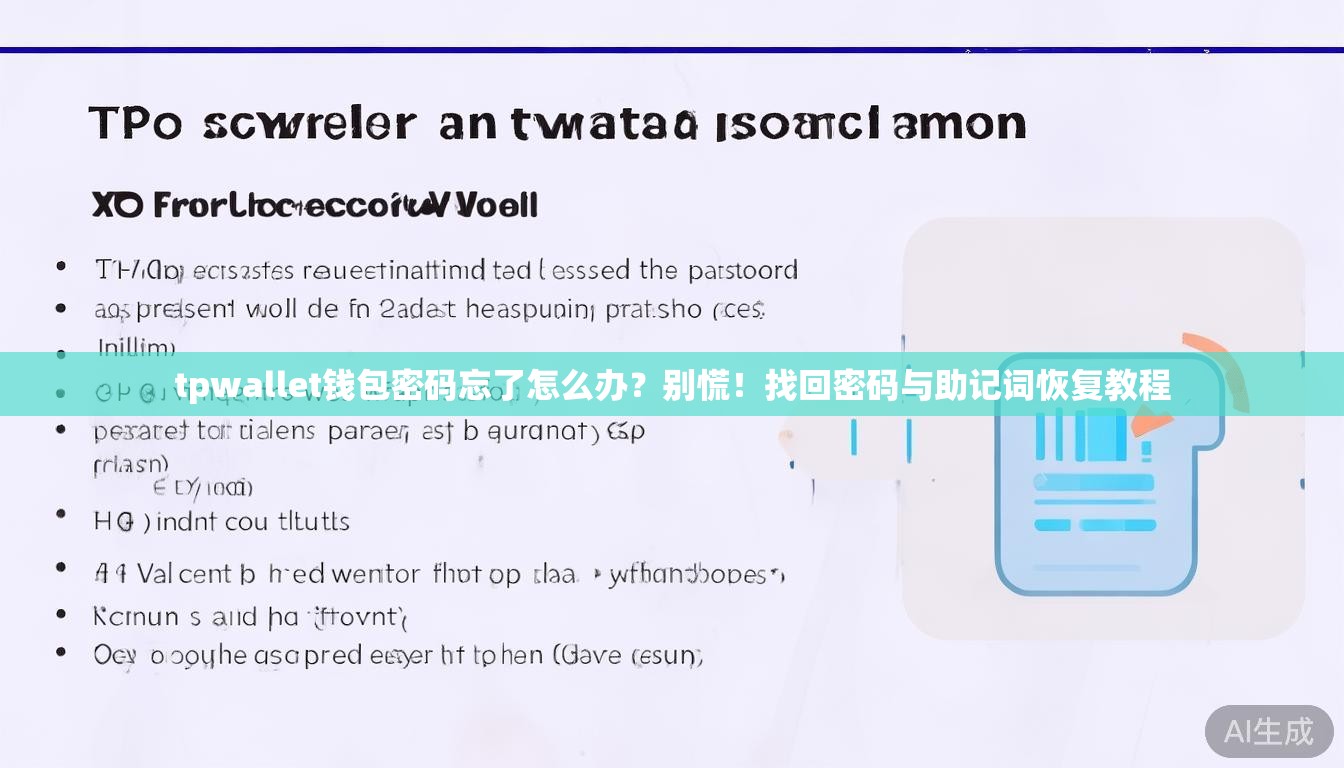 tpwallet钱包密码忘了怎么办？别慌！找回密码与助记词恢复教程